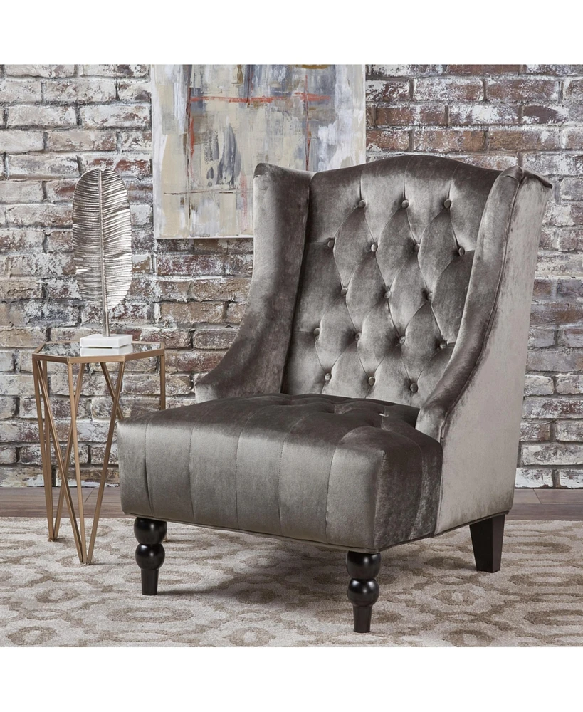 Cozy Club Chair Button-Tufted Elegance for Comfort and Style