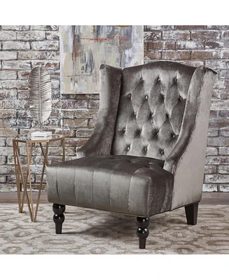 Cozy Club Chair Button-Tufted Elegance for Comfort and Style