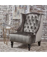 Cozy Club Chair Button-Tufted Elegance for Comfort and Style