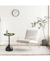 Premium Nesting Side Tables with Protective Edges: Set of 2, Easy Assembly