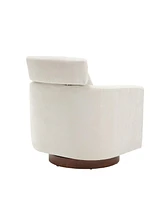 360 degree rotation design, multi-gear adjustment backrest, soft and comfortable chenille fabric