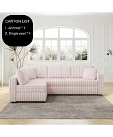 Cozy L-Shaped Sofa: Versatile, Stylish, Perfect for Modern Living