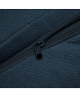 Cozy Blue Chenille Armchair with Ample Cushioning