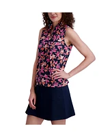 Stella Parker Women's Sleeveless Ruched Front Pullover