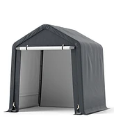 6 x 6.5/8 x 6.5 Feet Portable Motorcycle Outdoor Storage Shelter