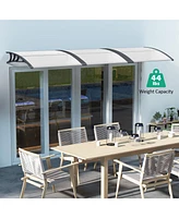 48 x 40 Inch Outdoor Front Door Window Awning Door Canopy Exterior