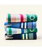 Lacoste Home Sunscreen Stripe Cotton Beach Towel