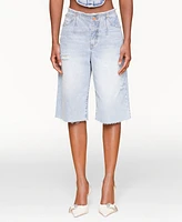 Avec Les Filles Women's Raw Waist Shorts