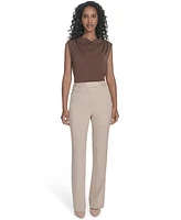 Calvin Klein Women's Pinstriped Modern-Fit Pants