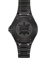 Certina Men's Swiss Ds-7 Black-Tone Stainless Steel Bracelet Watch 39mm
