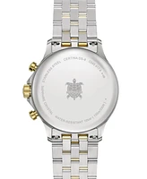 Certina Men's Swiss Chronograph Ds-8 Two-Tone Stainless Steel Bracelet Watch 41mm