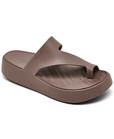Crocs Women's Getaway Platform Toe Loop Casual Sandals from Finish Line