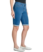 Jones New York Petite Lexington Bermuda Jean Shorts