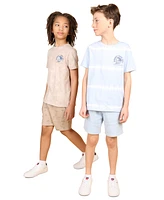 B By Brooks Brothers Big Boys Sunny Side Up Graphic T-Shirt