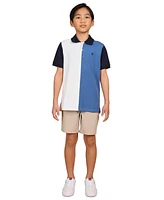 B By Brooks Brothers Big Boys Colorblock Polo Shirt