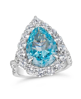 Anna Zuckerman Gia Pear Shaped Cocktail Ring