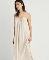 Mango Women's Plain Cotton Nightgown