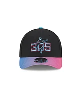 New Era Men's Black Miami Marlins 2025 City Connect 9FORTY M-Crown Adjustable Hat