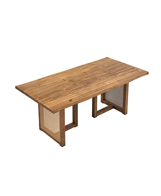 70.87" Rectangular Waves Dining Table (6-Person)