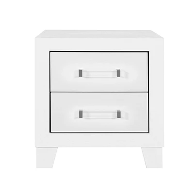 Nightstand with Drawer – Compact Bedside Table for Storage