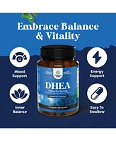Dhea 100mg for Men and Women | High Strength Supplement for Enhanced Energy and Balanced Hormone | 180ct