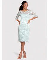 Alie Street London Women's Lila 3/4 Sleeve Lace Midi Dress