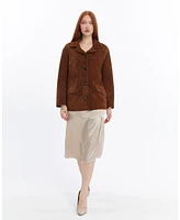 Furniq Uk Women's Suede Jacket, Created for Macy's