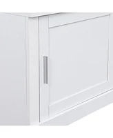 On-Trend Hall Tree with Bench, Coat Rack & Shoe Storage