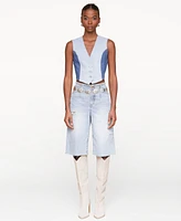 Avec Les Filles Women's Colorblocked Vest