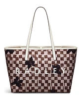 Radley London Southwell Gardens Check Open Top Tote Bag
