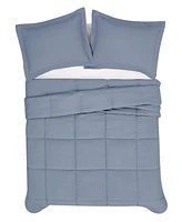 Truly Soft Garment Wash Solid 3-Pc. Comforter Set