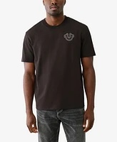 True Religion Men's Short Sleeve Puff Stitch T-Shirt