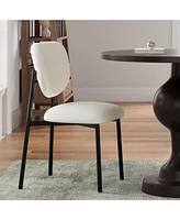 5-Pc Dining Set: Upholstered Chairs & Wood Table