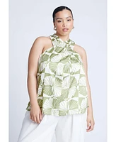Eloquii Plus Halter Neck Top