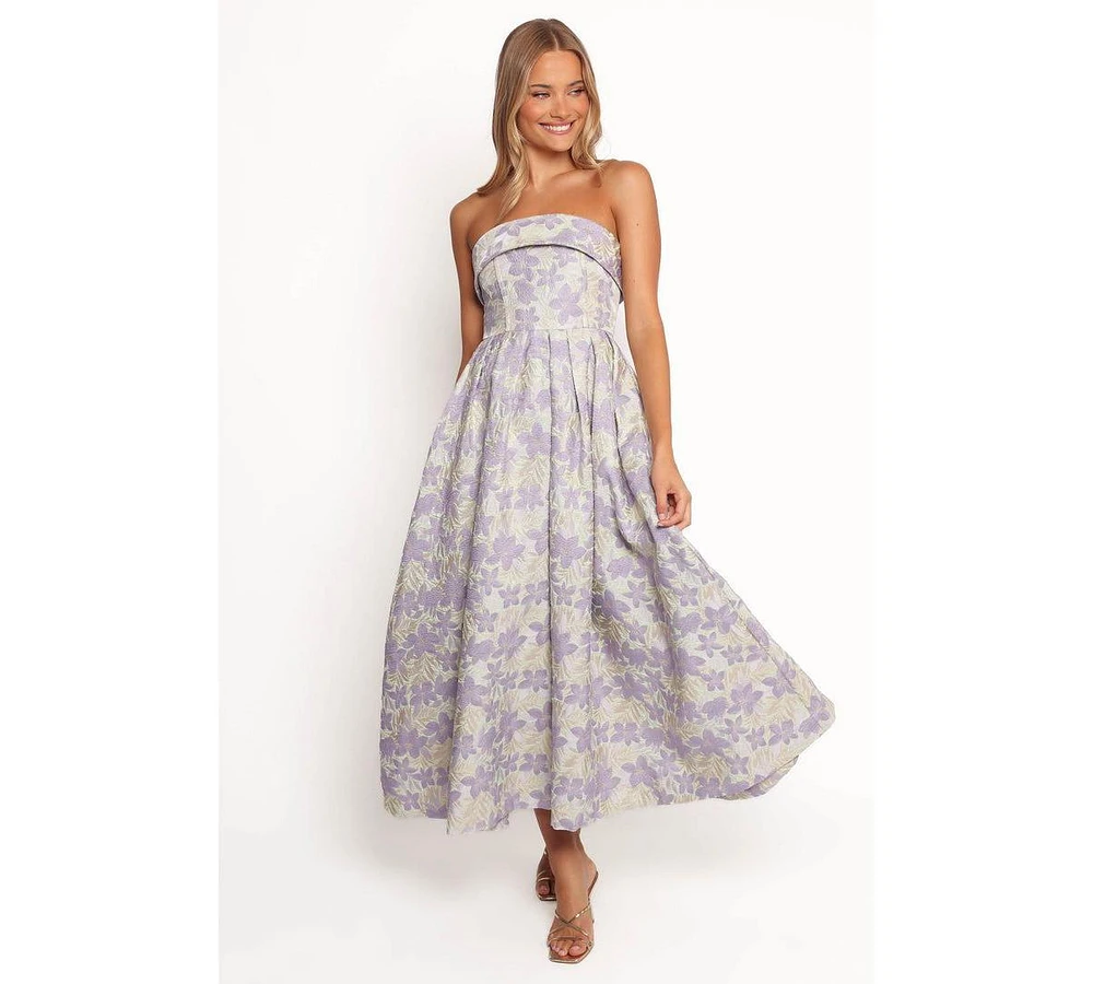 Petal and Pup Women's Rhea Strapless Midi Dress