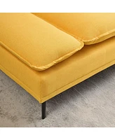 Premium Soft Yellow Sofa for Small Spaces