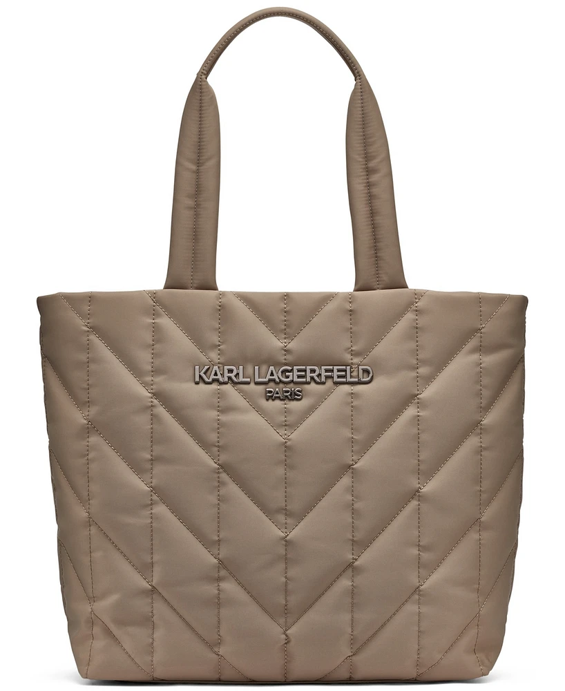 Karl Lagerfeld Paris Voyage Large Tote Bag
