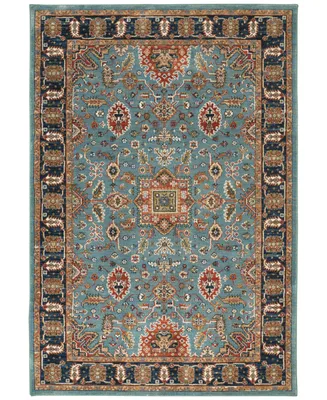 Karastan Spice Market Deir Aquamarine 5'3" x 7'10" Area Rug