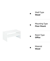 ClosetMaid 24 Inch Wide Horizontal Stackable Closet Storage Organizer, White