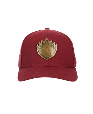 Marvel Men's Ravagers Badge Adult Red Baseball Cap