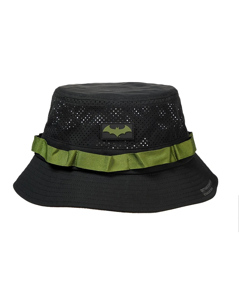 Dc Comics Men's Batman Gotham Guardian Adult Black Mesh Bucket Hat