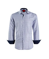 Elie Balleh Big Boys White Slim Fit Paisley Print Shirt