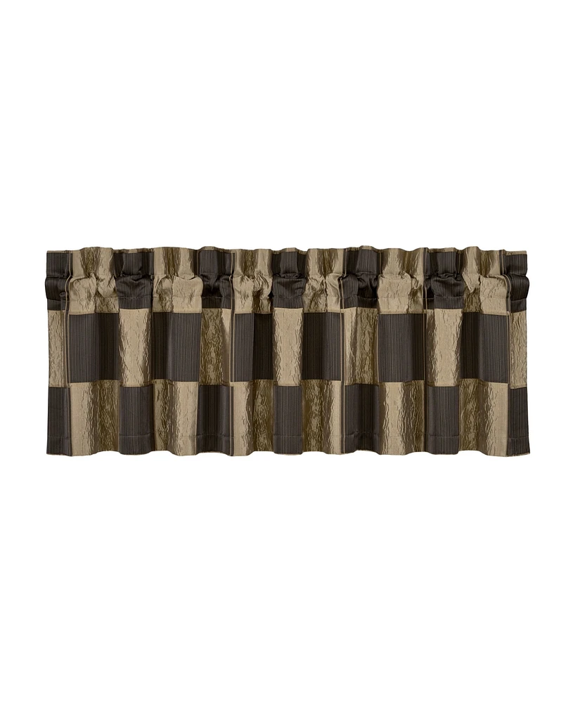 J Queen New York Brando Window Straight Valance, 18" x 88"