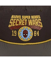 Marvel Men's Secret Wars Spider-Man 1984 Adult Green Retro Baseball Hat