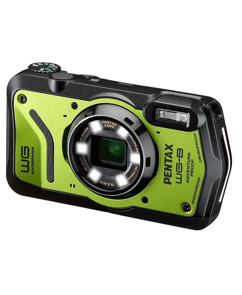 Pentax Ricoh Wg-8 All-Weather Camera, Green