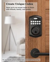 Zachvo Keyless Entry Deadbolt Lock, Electric Door Locks with Keypads