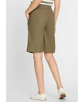Olsen Women's Mona Fit Viscose Linen Short