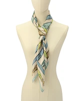 Coach Bag Strap Print Silk Square Scarf