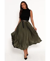 Petal and Pup Women's Polina Pleated Maxi Skirt