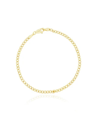 The Lovery Curb Chain Bracelet 2.5 millimeters 6.5 inches